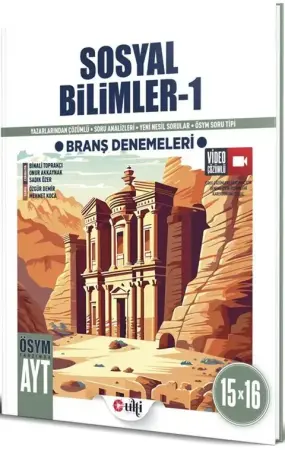 Ulti Yayınları AYT Sosyal Bilimler-1 Branş Denemeleri (2024-2025)