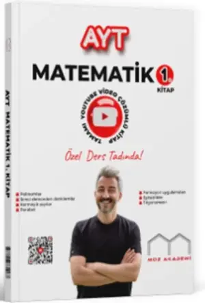 Alan Yayınları Moz Akademi YKS Alan Yeterlilik Testi (AYT) Matematik 1. Kitap Tamamı Çözümlü Soru Bankası (2024-2025)