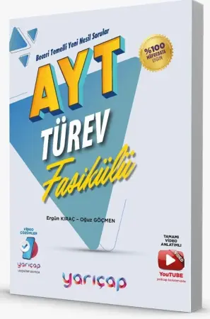 Yarıçap Yayınları YKS Alan Yeterlilik Testi (AYT) Türev Fasikülü (2024-2025)