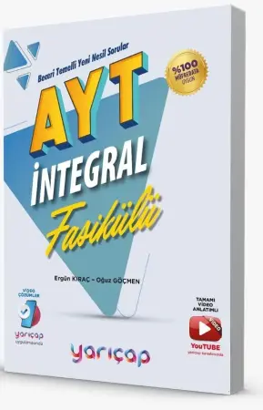 Yarıçap Yayınları YKS Alan Yeterlilik Testi (AYT) İntegral Fasikülü (2024-2025)