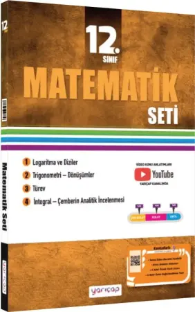 Yarıçap Yayınları 12. Sınıf Matematik Seti (2025-2026)