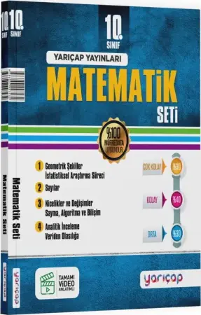 Yarıçap Yayınları 10. Sınıf Matematik Seti (2026-2027)