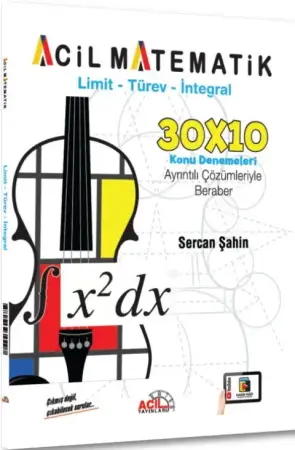 ACİL Yayınları YKS AYT Limit, Türev ve İntegral Konu Denemeleri (2025-2026)