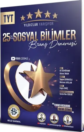 Yıldızlar Yarışıyor Yayınları TYT Sosyal Bilimler Yıldızlar Yarışıyor 25'li Branş Denemesi (2025-2026)