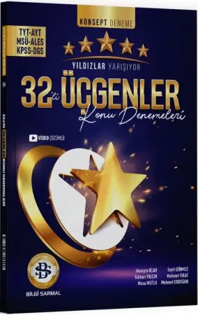 Yıldızlar Yarışıyor Yayınları TYT AYT Üçgenler 32'li Konu Denemeleri (2025-2026)