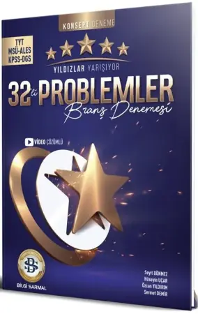 Yıldızlar Yarışıyor Yayınları TYT AYT Problemler 32'li Branş Denemesi (2025-2026)