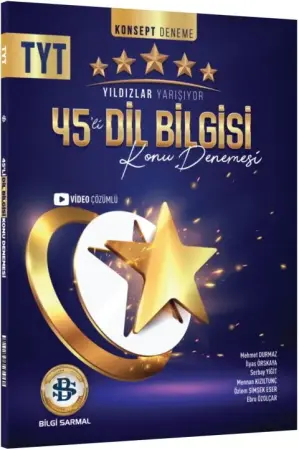 Yıldızlar Yarışıyor Yayınları TYT Dil Bilgisi Yıldızlar Yarışıyor 45'li Konu Denemesi (2025-2026)