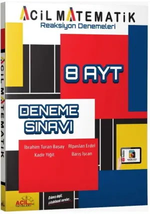 ACİL Yayınları YKS AYT Matematik Reaksiyon 8'li Deneme (2026-2027)