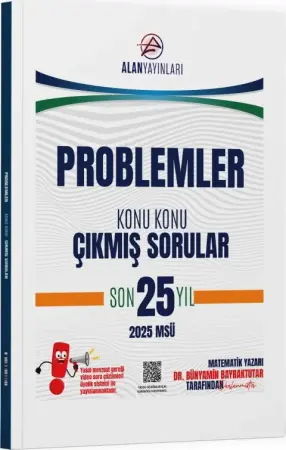 Alan Yayınları TYT MSÜ Problemler Konu Konu Son 25 Yıl Çıkmış Sorular (2025-2026)