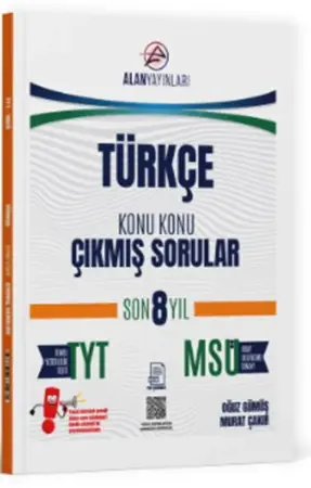 Alan Yayınları TYT MSÜ Türkçe Konu Konu Çıkmış Sorular (2025-2026)