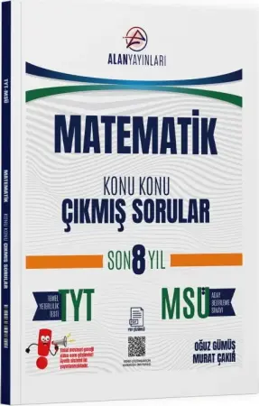 Alan Yayınları TYT MSÜ Matematik Konu Konu Çıkmış Sorular (2025-2026)