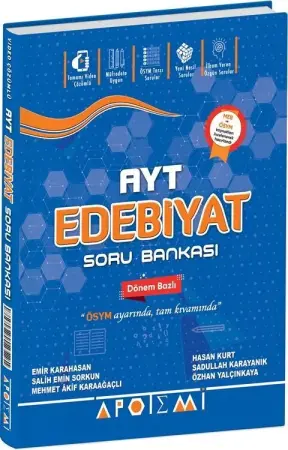 Apotemi Yayınları YKS Alan Yeterlilik Testi (AYT) Edebiyat Soru Bankası (2025-2026)
