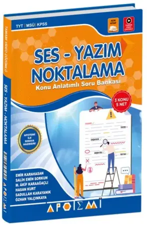 Apotemi Yayınları TYT Ses Yazım Noktalama Konu Anlatımlı Soru Bankası (2025-2026)