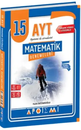 Apotemi Yayınları YKS Alan Yeterlilik Testi (AYT) Matematik 15'li Deneme (2026)