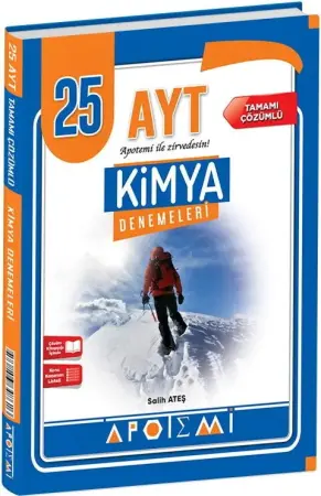 Apotemi Yayınları YKS Alan Yeterlilik Testi (AYT) Kimya 25'li Deneme (2026)