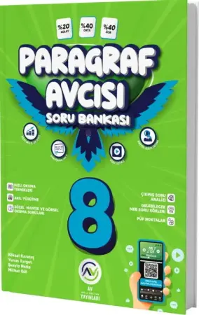 AV Yayınları 8. Sınıf LGS Paragraf Soru Bankası (2026-2027)