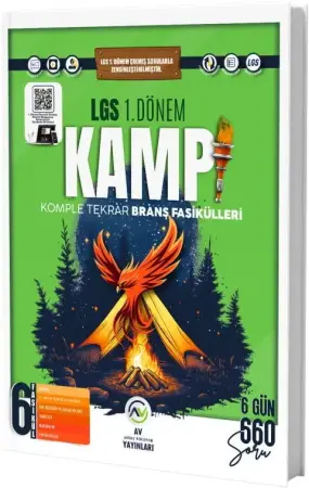 AV Yayınları 8. Sınıf LGS 1. Dönem Kamp Komple Branş Tekrarı (2025-2026)