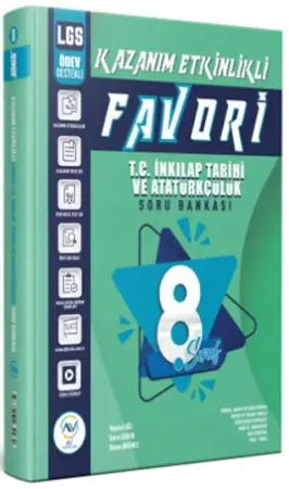 AV Yayınları 8. Sınıf LGS T.C. İnkılap Tarihi ve Atatürkçülük Kazanım Etkinlikli Soru Bankası (2025-2026)
