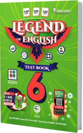 AV Yayınları 6. Sınıf Legend of English Seri Test Book (2025-2026)