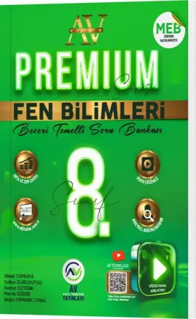 AV Yayınları 8. Sınıf Fen Bilimleri Premium Soru Bankası (2025-2026)
