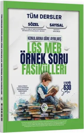 AV Yayınları 8. Sınıf LGS MEB Örnek Soru Senaryolu Tüm Dersler (2026)
