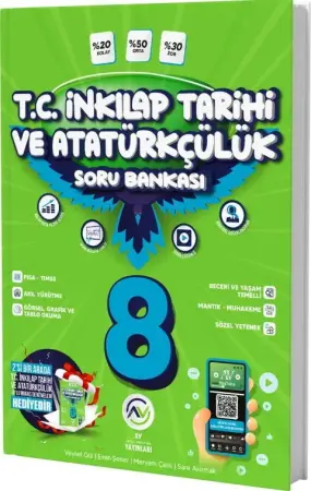 AV Yayınları 8. Sınıf LGS İnkılap Tarihi ve Atatürkçülük Soru Bankası Branş Deneme Hediyeli (2025-2026)