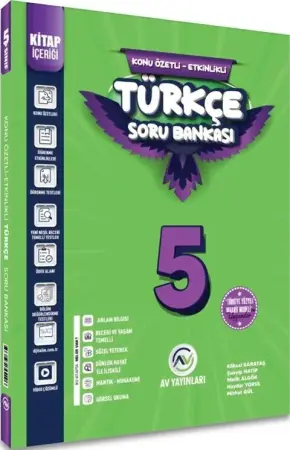 AV Yayınları 5. Sınıf Türkçe Ders İşleme Kitabı (2025-2026)