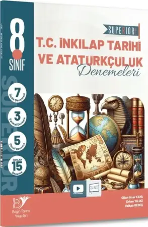 Beyin Takımı Yayınları 8. Sınıf LGS T.C. İnkılap Tarihi ve Atatürkçülük Superior 15'li Deneme (2025-2026)
