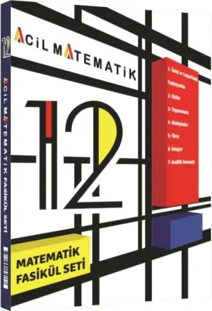 ACİL Yayınları 12. Sınıf Matematik 6 Fasikül Seti (2025-2026)