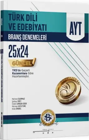BİLGİ SARMAL YAYINLARI AYT Türk Dili ve Edebiyatı 25'li Branş Denemesi (2025-2026)