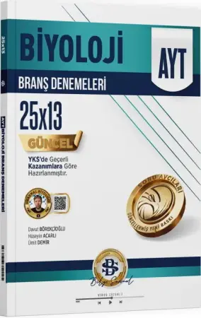 Bilgi Sarmal Yayınları YKS AYT Biyoloji 25'li Branş Denemeleri (2025-2026)