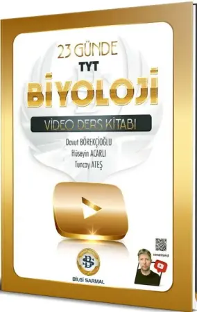 Bilgi Sarmal Yayınları TYT 23 Günde Biyoloji Video Ders Kitabı (2025-2026)