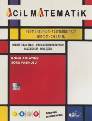 ACİL Yayınları YKS AYT Permütasyon Kombinasyon Binom Olasılık Konu Anlatımlı Soru Fasikülü (2025)