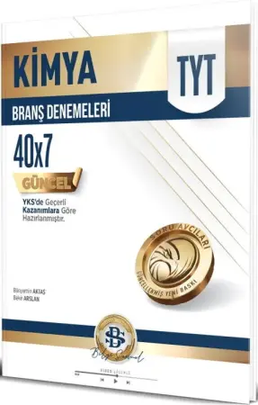 BİLGİ SARMAL YAYINLARI TYT Kimya 40'lı Branş Denemeleri (2025-2026)