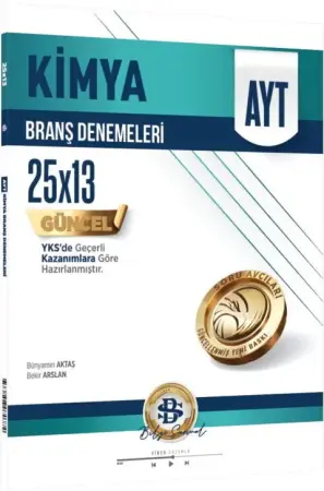 Bilgi Sarmal Yayınları YKS Alan Yeterlilik Testi (AYT) Kimya 25'li Branş Denemeleri (2025-2026)