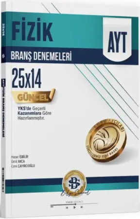 Bilgi Sarmal Yayınları YKS AYT 25'li Fizik Branş Denemeleri (2025-2026)