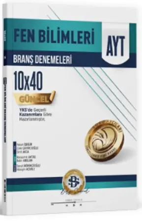 Bilgi Sarmal Yayınları YKS Alan Yeterlilik Testi (AYT) Fen Bilimleri 10'lu Branş Denemeleri (2025-2026)