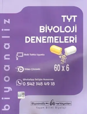 Biyoanaliz Yayınları TYT Biyoloji Denemeleri (2025-2026)