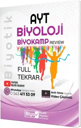 Biyotik Yayınları AYT Biyoloji Biyokamp Review Full Tekrar (2025-2026)