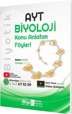 Biyotik Yayınları AYT Biyoloji Konu Anlatım Föyleri (2025-2026)