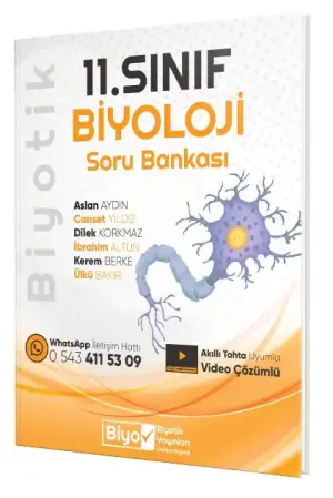 Biyotik Yayınları 11. Sınıf Biyoloji Soru Bankası (2025-2026)