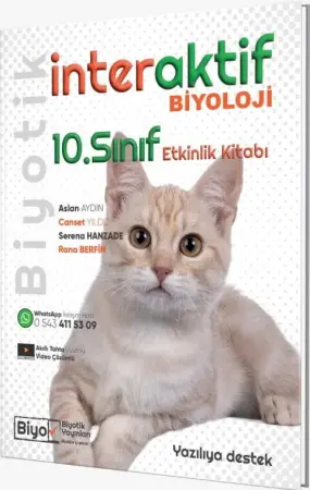 Biyotik Yayınları 10. Sınıf İnteraktif Etkinlikli Biyoloji (2025-2026)