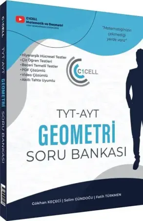 C1CELL Yayınları TYT AYT Geometri Soru Bankası (2025-2026)