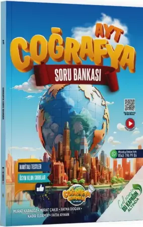 Coğrafya Gurmesi Yayınları YKS Alan Yeterlilik Testi (AYT) Coğrafya Soru Bankası (2025-2026)
