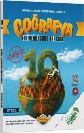 Coğrafya Gurmesi Yayınları 10. Sınıf Etkinlikli Coğrafya Soru Bankası (2025-2026)