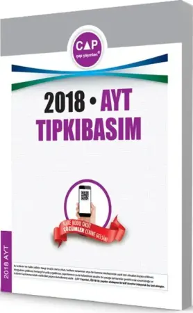 ÇAP Yayınları YKS Alan Yeterlilik Testi (AYT) 2018 Tıpkı Basım Orijinal Sınav Kitapçığı