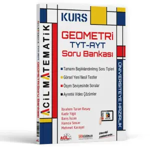 ACİL Yayınları Kurs Serisi TYT AYT Geometri Soru Bankası (2025-2026)