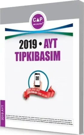 ÇAP Yayınları YKS Alan Yeterlilik Testi (AYT) Tıpkı Basım (2019)