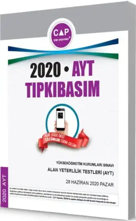 ÇAP Yayınları YKS Alan Yeterlilik Testi (AYT) Tıpkı Basım (2020)