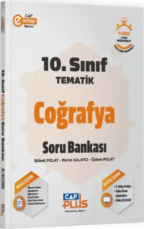 Çap Yayınları 10. Sınıf Tematik Coğrafya Soru Bankası (2025-2026)